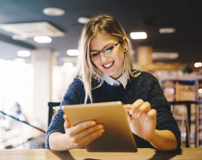 Young Woman Applying for a Mortgage